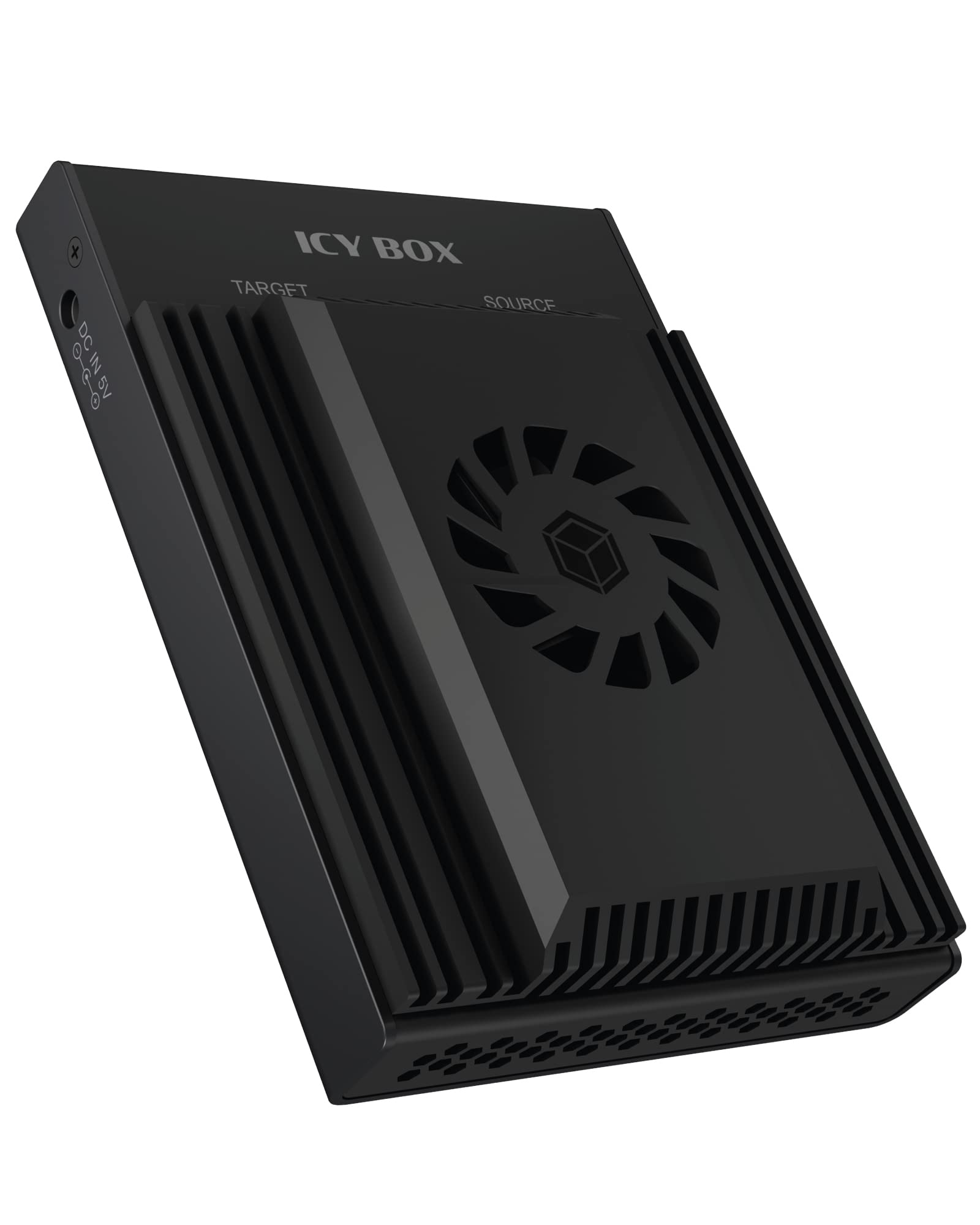 ICY BOX USB4 Docking Station Mit 1:3 Klon-Funktion - Für 4x M.2 NVMe SSDs Bis 40 Gbit/s