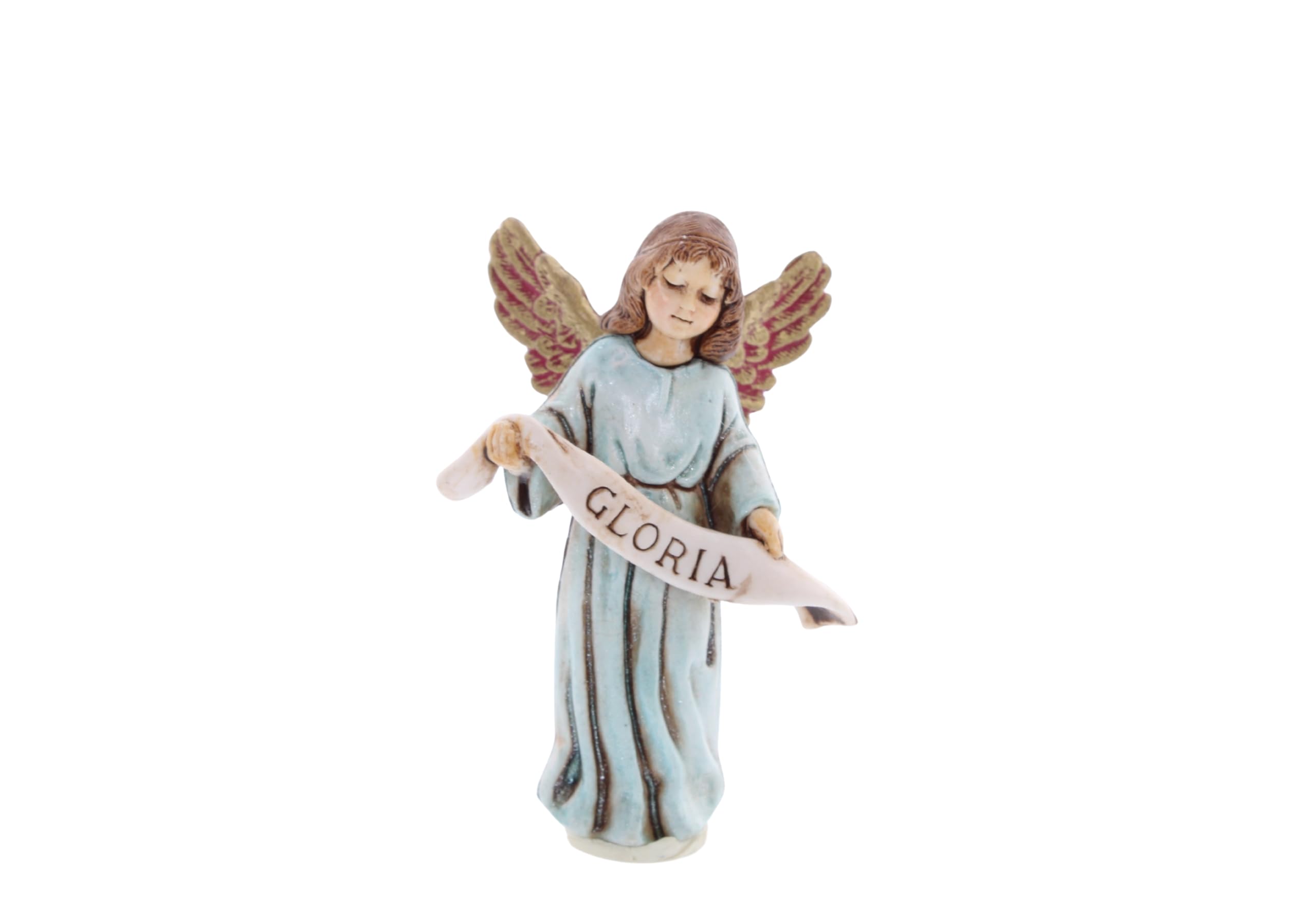 Moranduzzo Natività 6 Soggetti per Presepe da Cm 11 Scala 1:20 - Statuine Presepe Indistruttibili - Stile 700', Pittura Rifinita a Mano, Prodotto Ufficiale, Made in Italy, Scultore M. Landi