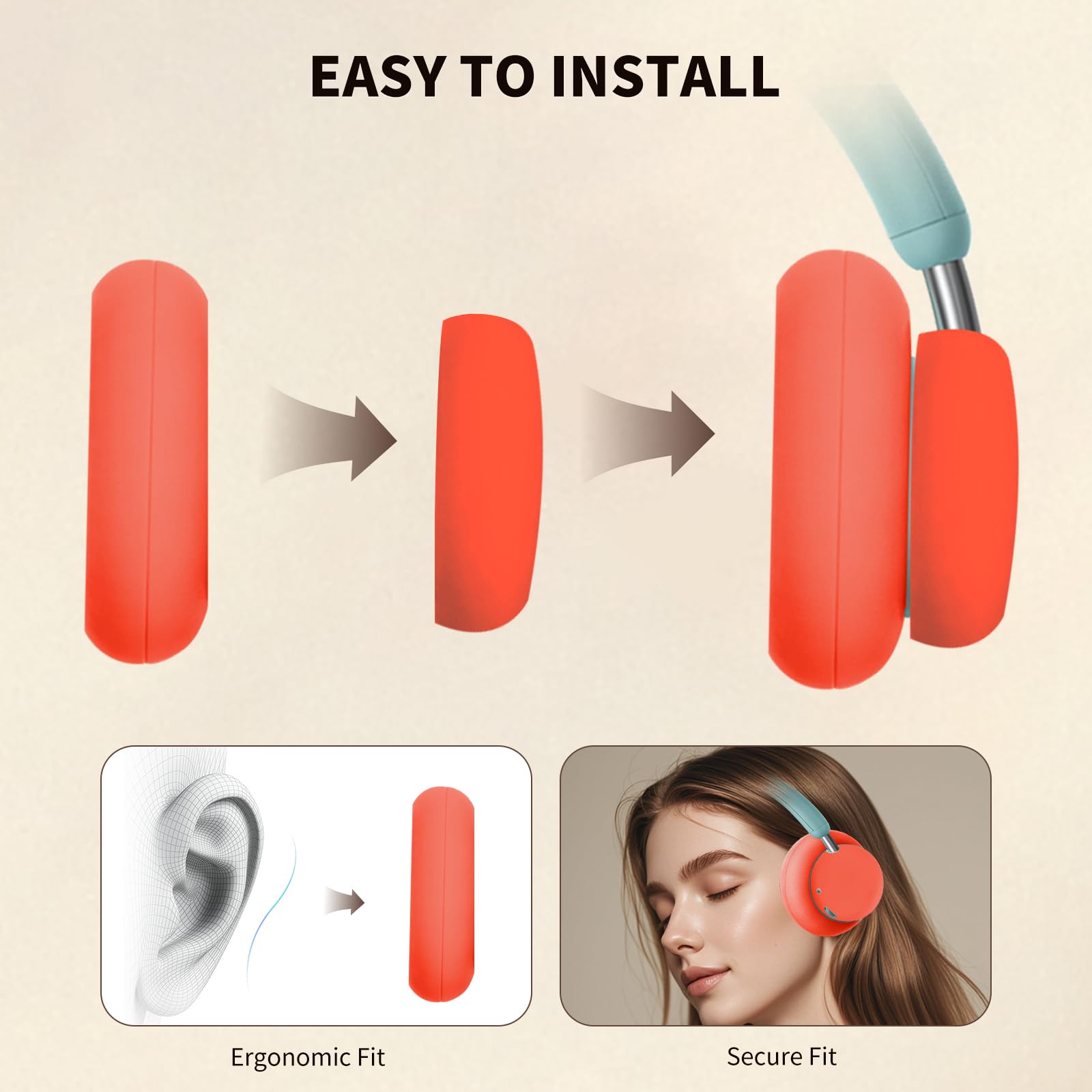 Amazon.com: Case for CMF by Nothing Headphone Pro, 2 Sets Silicone