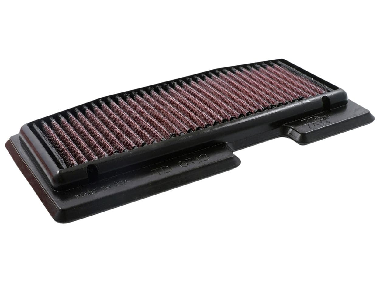 K&N TB-6713 Filtr, Czarny/Czerwony, 10 x 7,3 cm; 90,72 g
