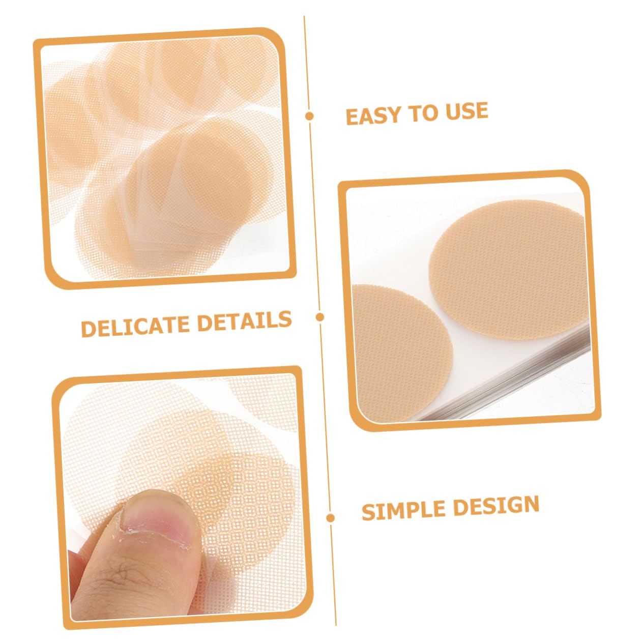 TOYANDONA 4 Set Cerotti Per Per Adesivi Traspiranti E Skin Friendly Protezione Per Usa E Getta Per Sport 100 Paia*4