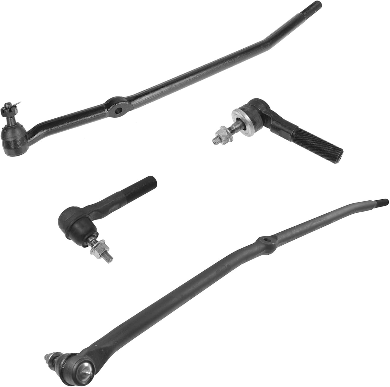 Inner Outer Drag Link Tie Rod End Kit LH RH Set of 4 for 0308 Ram 4WD Automotive