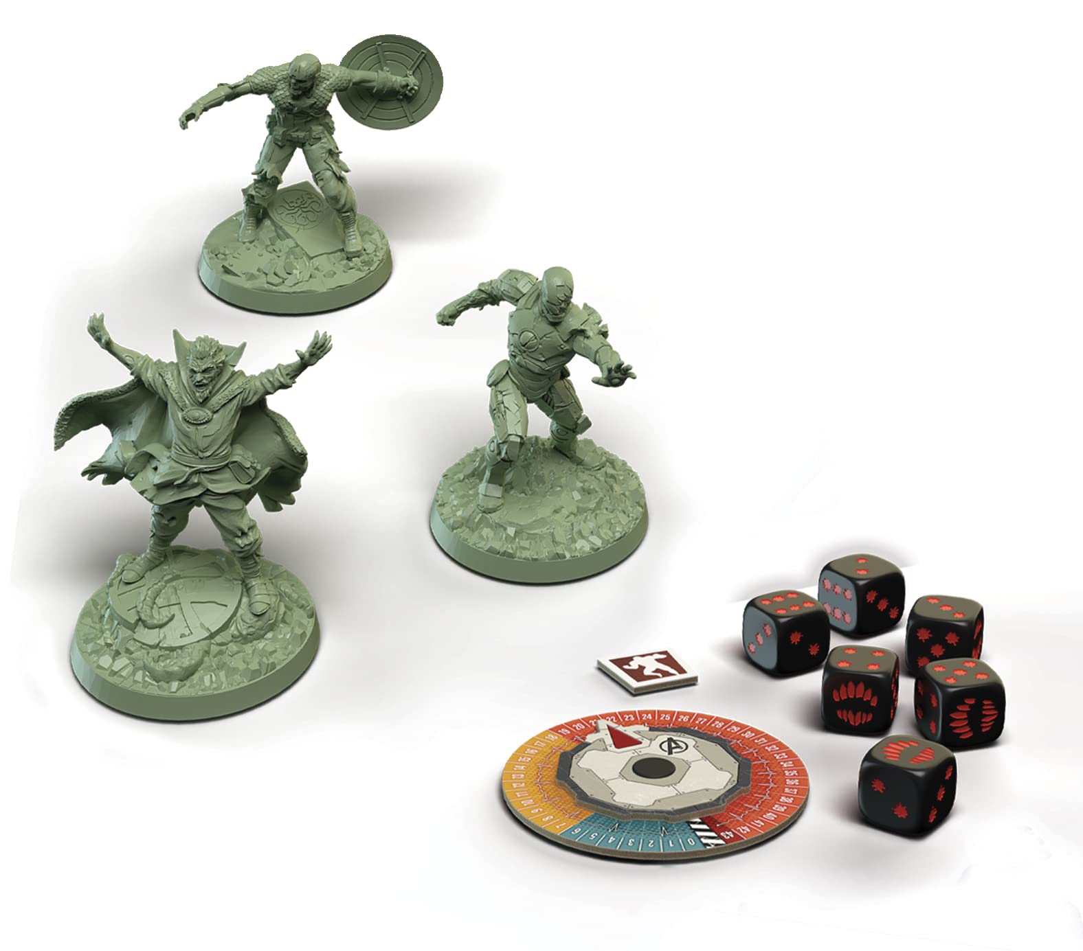 Asmodee Cmon Marvel Zombies: La Resistencia de los Héroes – Juego Zombicida – Juegos de Mesa – Juego Cooperativo – Para Adultos y Niños a Partir de 14 Años – Versión Francesa