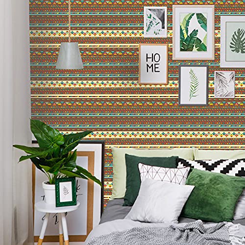 Image of Amazon Brand - Solimo PVC Self-Adhesive Wallpaper, Traditional Design, 41cm x 4.56m