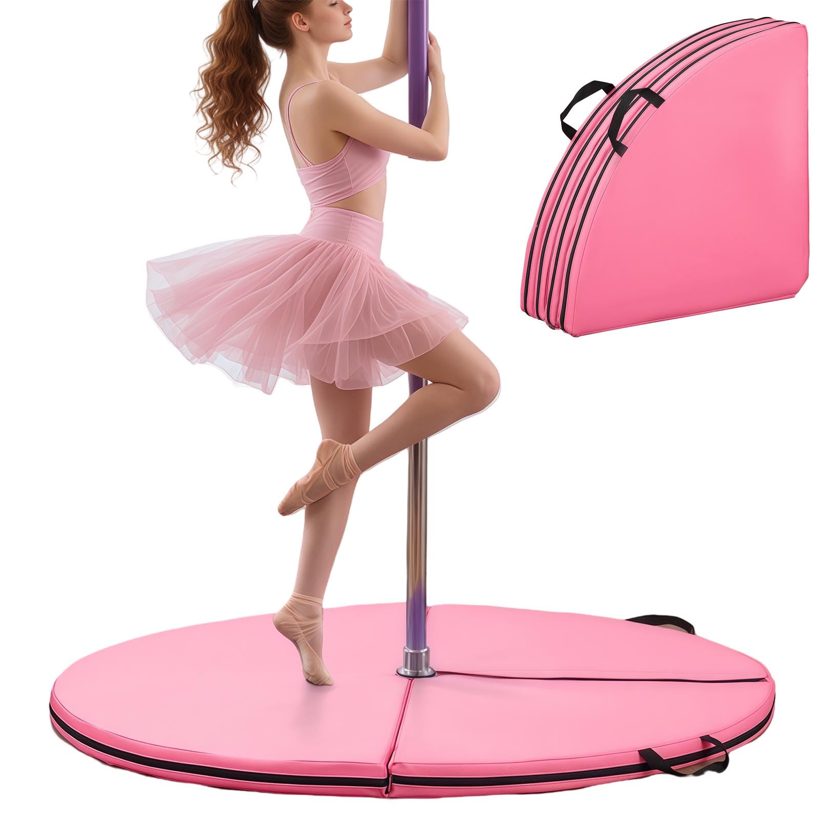 Tapis de danse pliable en mousse EPE pour gymnastique à la maison - 8