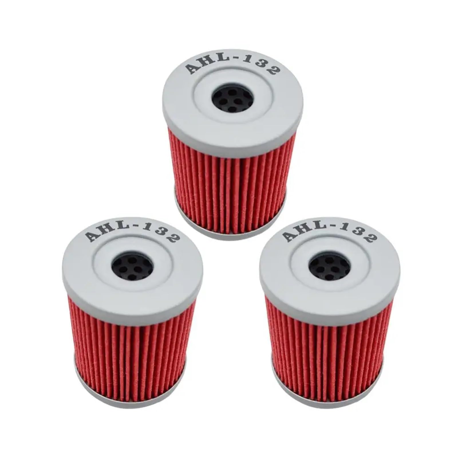 3 filtros de aceite for DRZ125 DRZ 125 2003-2014 LT160 1989-1992 LT230 1985-1988 LT250 1985 1986(Ivory)