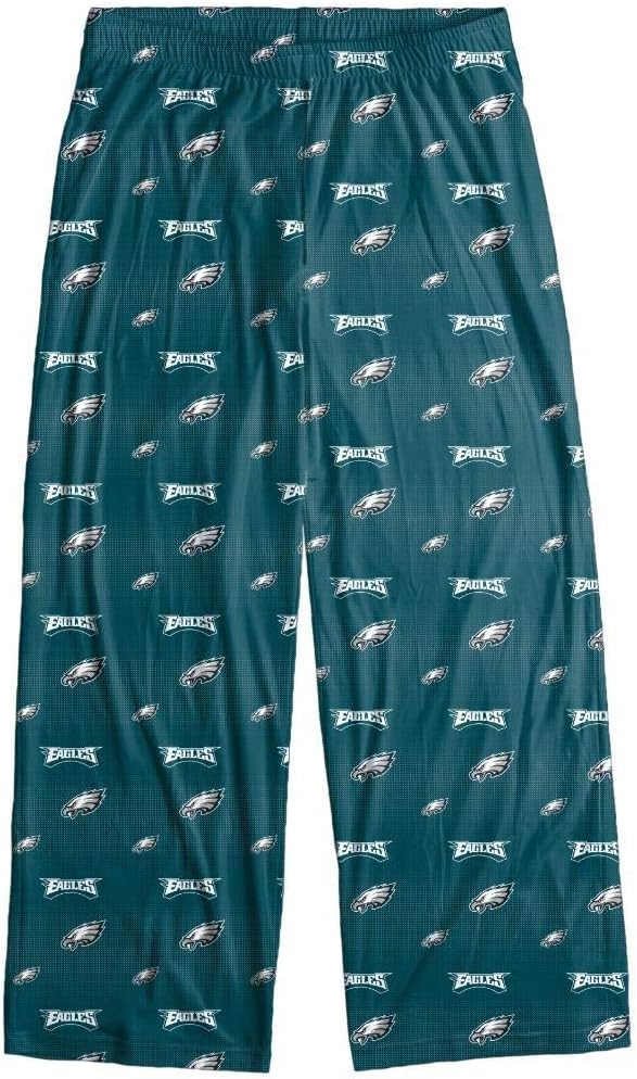 Philadelphia Eagles Men's Scatter Pattern Pajama Lounge Multi Color Pants