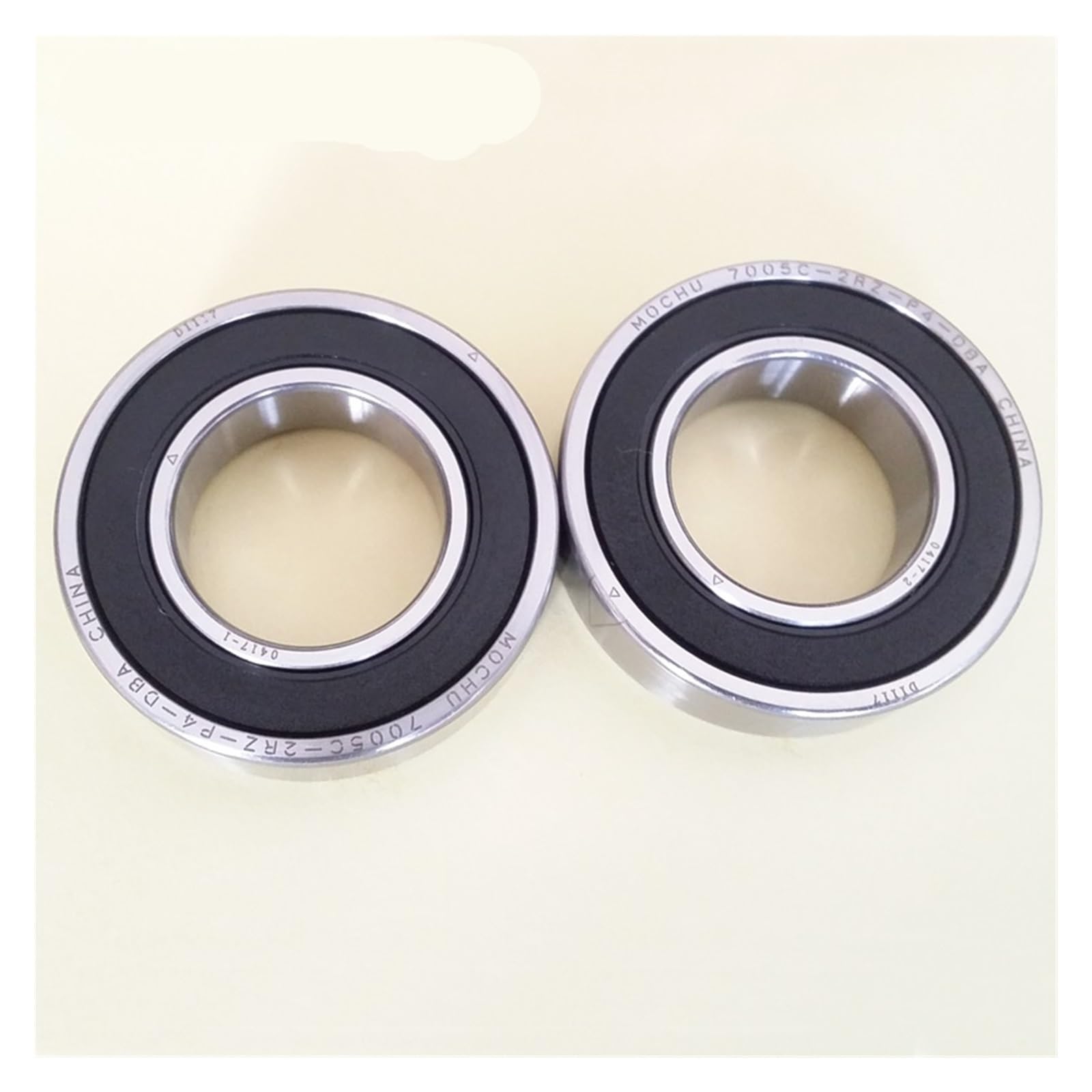 1 paire de roulements à contact oblique scellés 7005 7005C 2RZ P4 DB A 25x47x12 25x47x24 Roulements broche