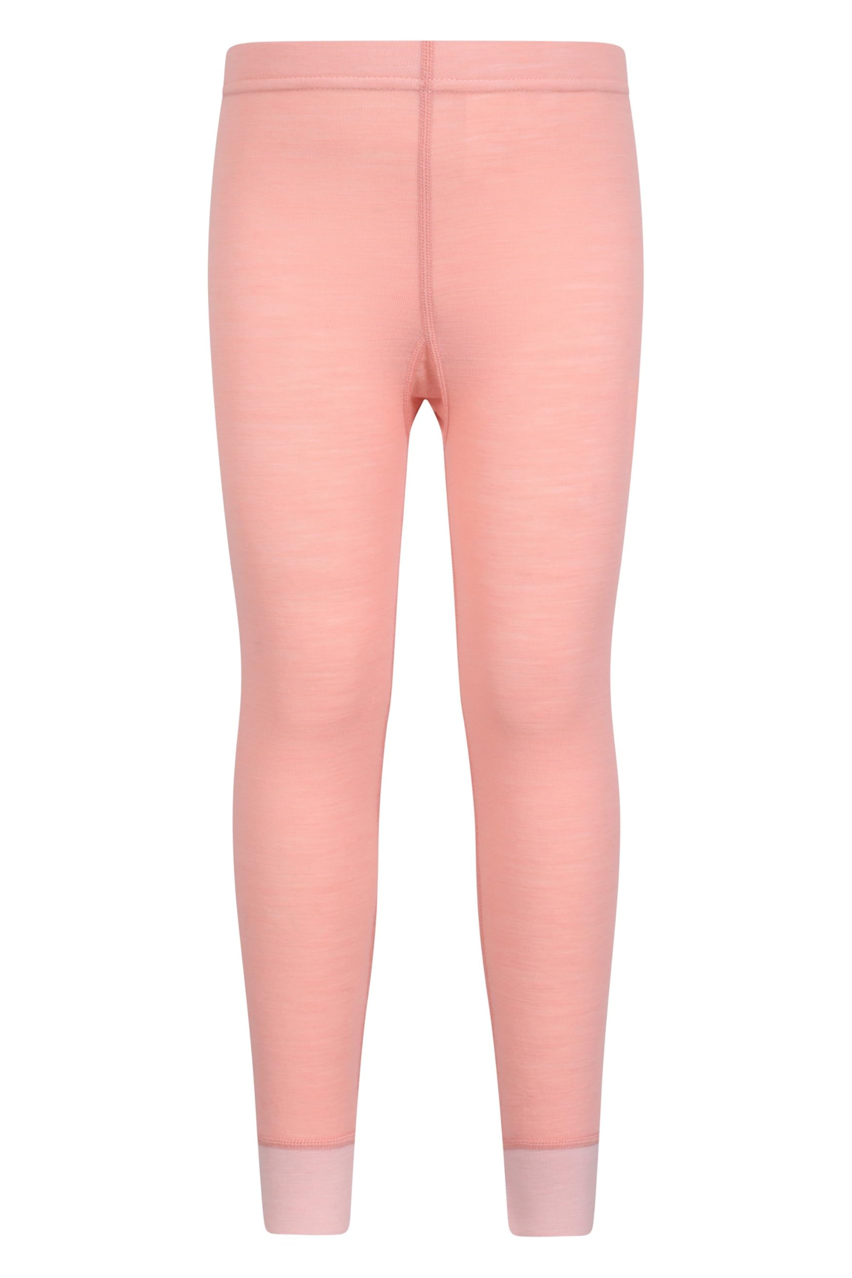 Mountain Warehouse Light Pink (01) Merino Kids Baselayer Pants Light Pink Kids Size 2-3 Years