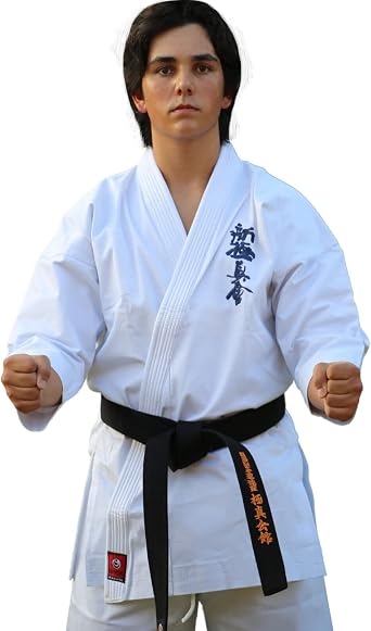 12oz Shin Kyokushin Karate Uniform Kids gi & Adult Martial Arts uniform Unisex Karate Gi White Color Size 3-7