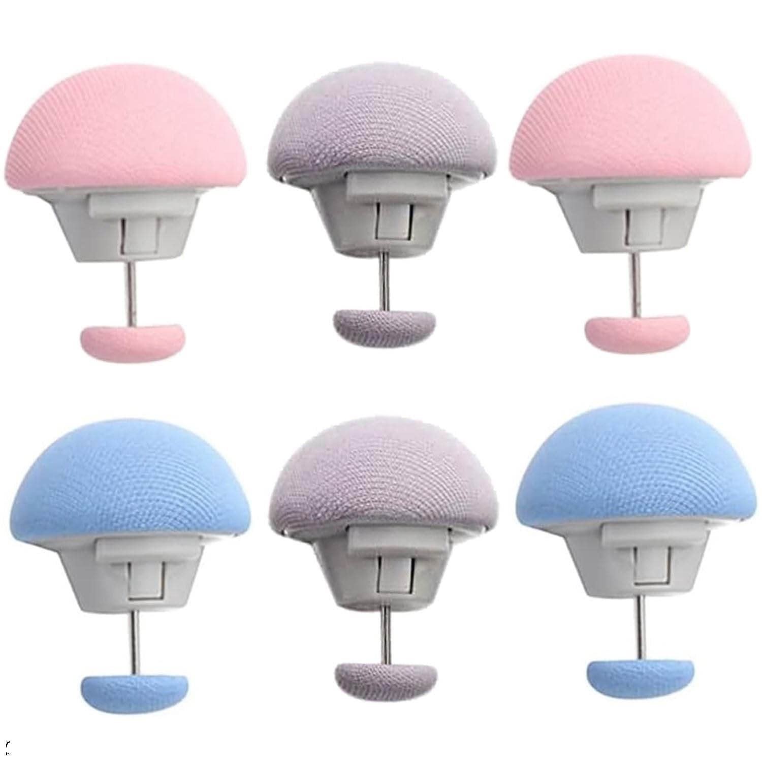 Arivya Bed Sheet Clips Duvet Cover Holders Non-Slip Quilt Fixator with One-Key Unlock Blanket & Comforter Anti-Slip Clamp No-Pin Sheet Grippers (Multicolour Pack of 6)-image-1