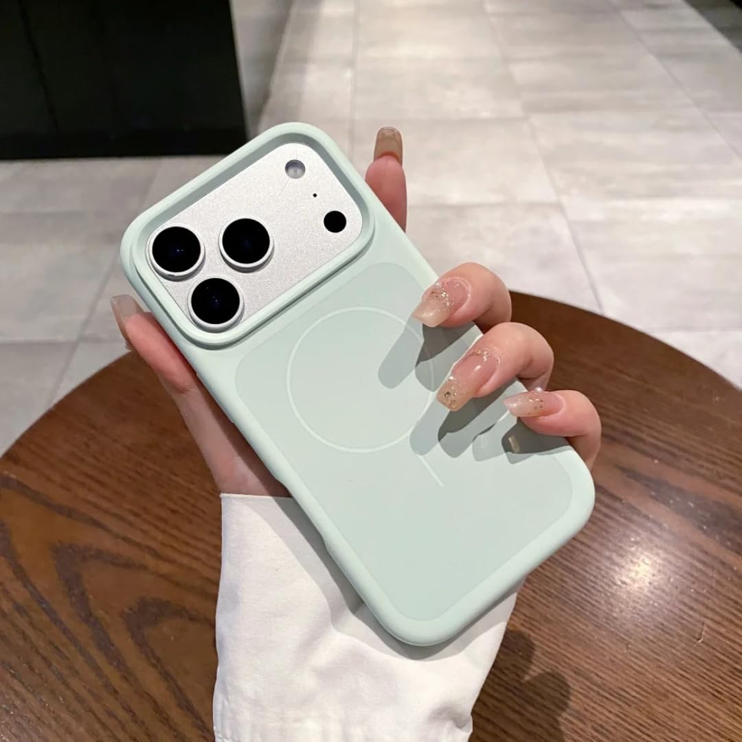 Coque iPhone 17 Pro Max silicone liquide vert menthe - 8