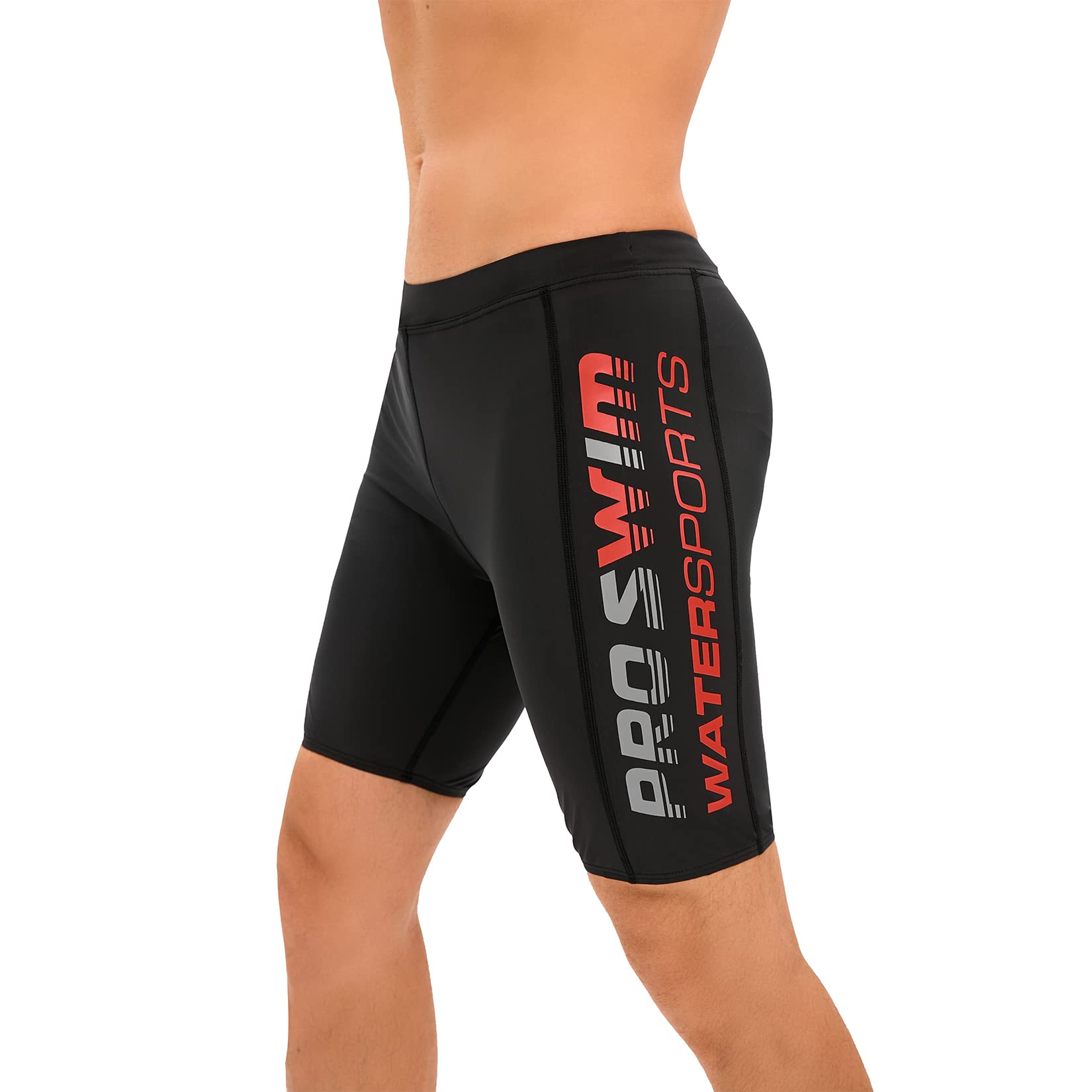Veranobreeze Costume da Bagno da Uomo Jammer Nuoto da Competizione Pantaloni Costume da Bagno da Allenamento Lungo da Corsa