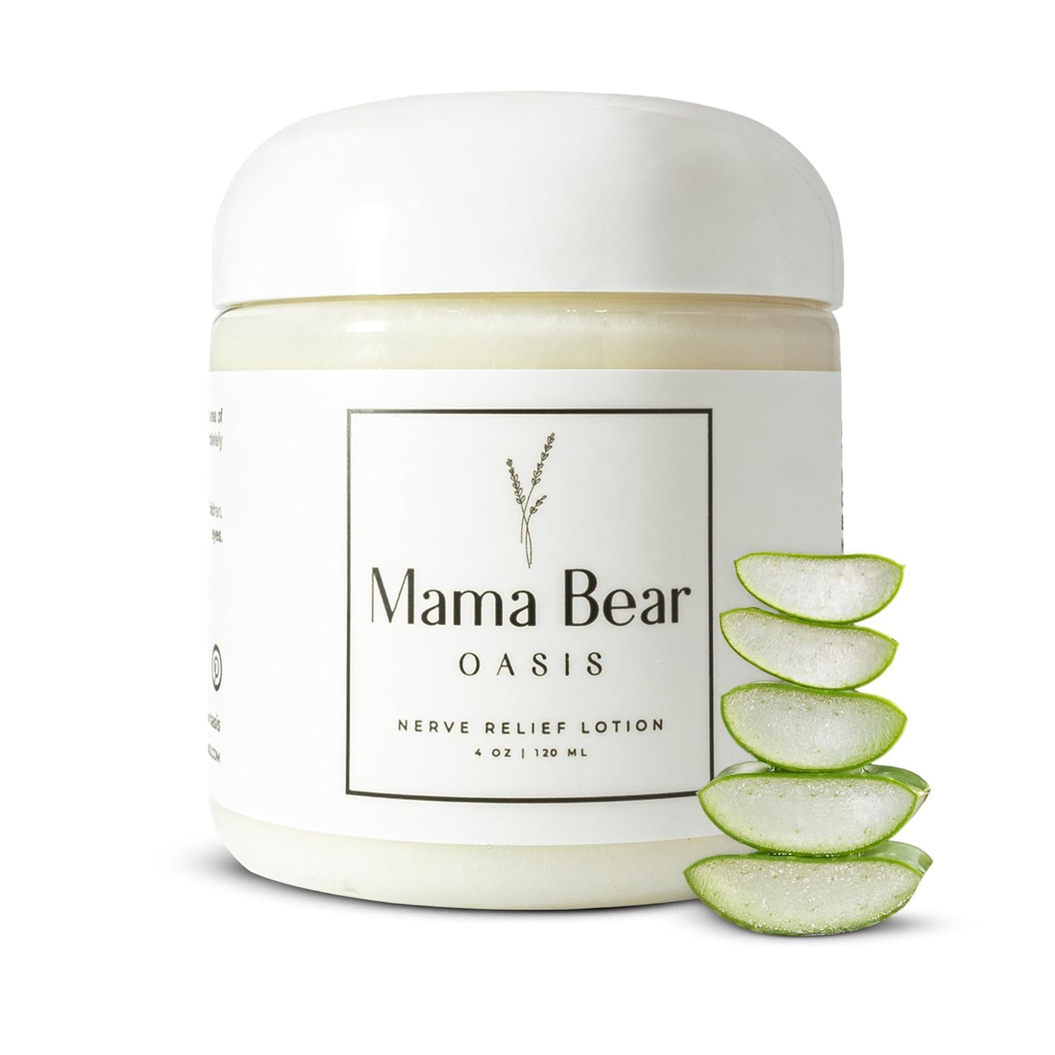 Mama Bear Oasis Lotion - Neuropathy Nerve Therapy & Relief Cream - Maximum Strength Relief Cream for Foot, Hands, Legs, Toes Includes Magnesium, Arnica, Vitamin B6, Aloe Vera, MSM (Pack of 1)