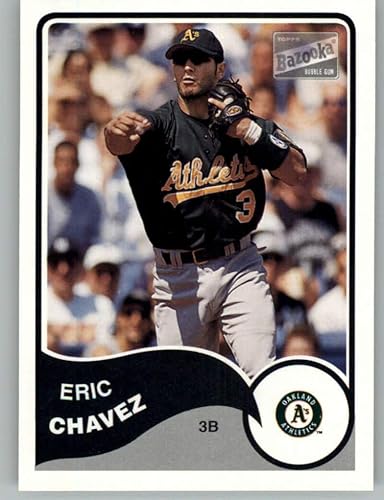 2003 Bazooka #155 Eric Chavez NM-MT Oakland Athletics Baseball MLB