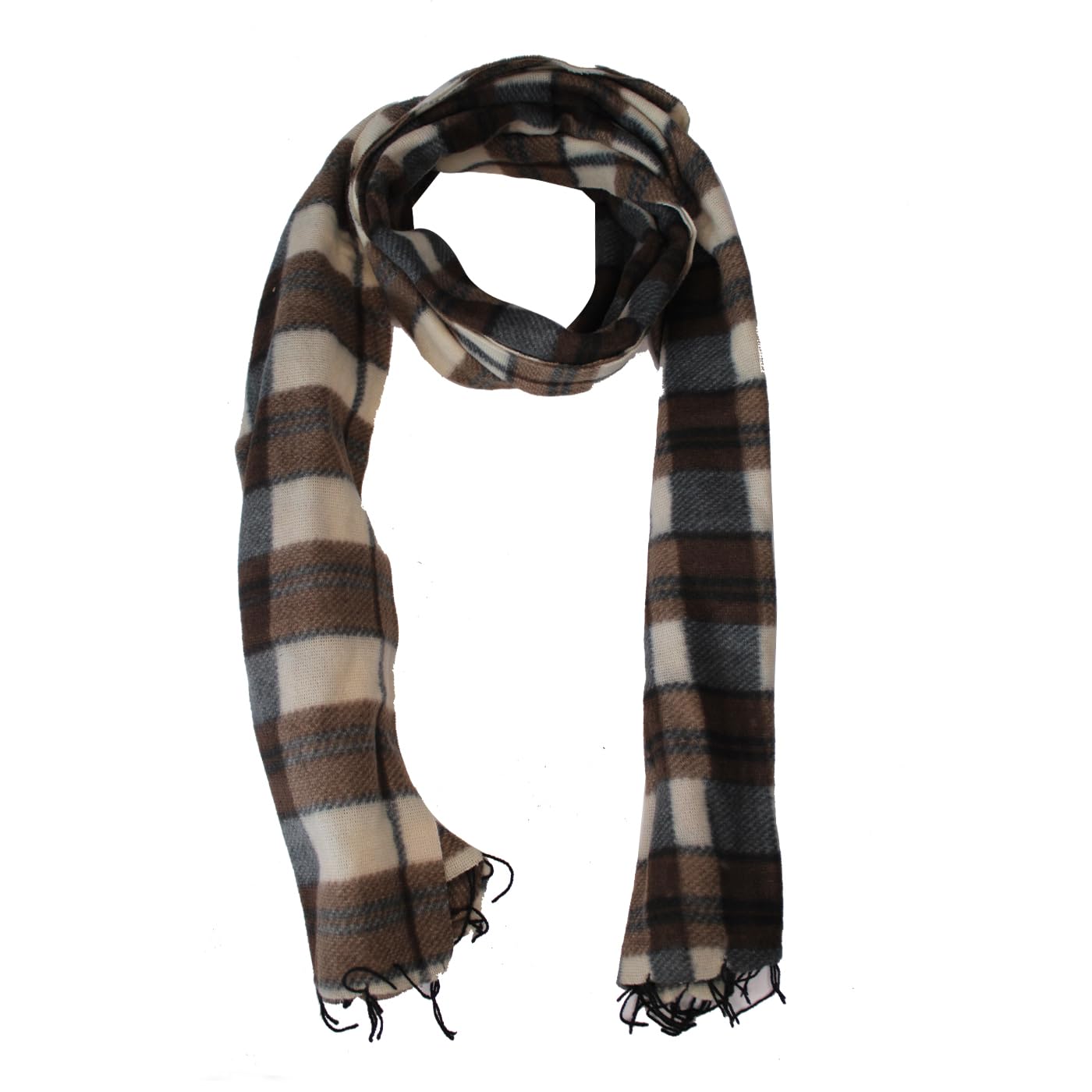 kabello Men's Woolen Check Printed Muffler | Soft and Warm Neck Muffler for Winter Season Men And Boys-picture-27