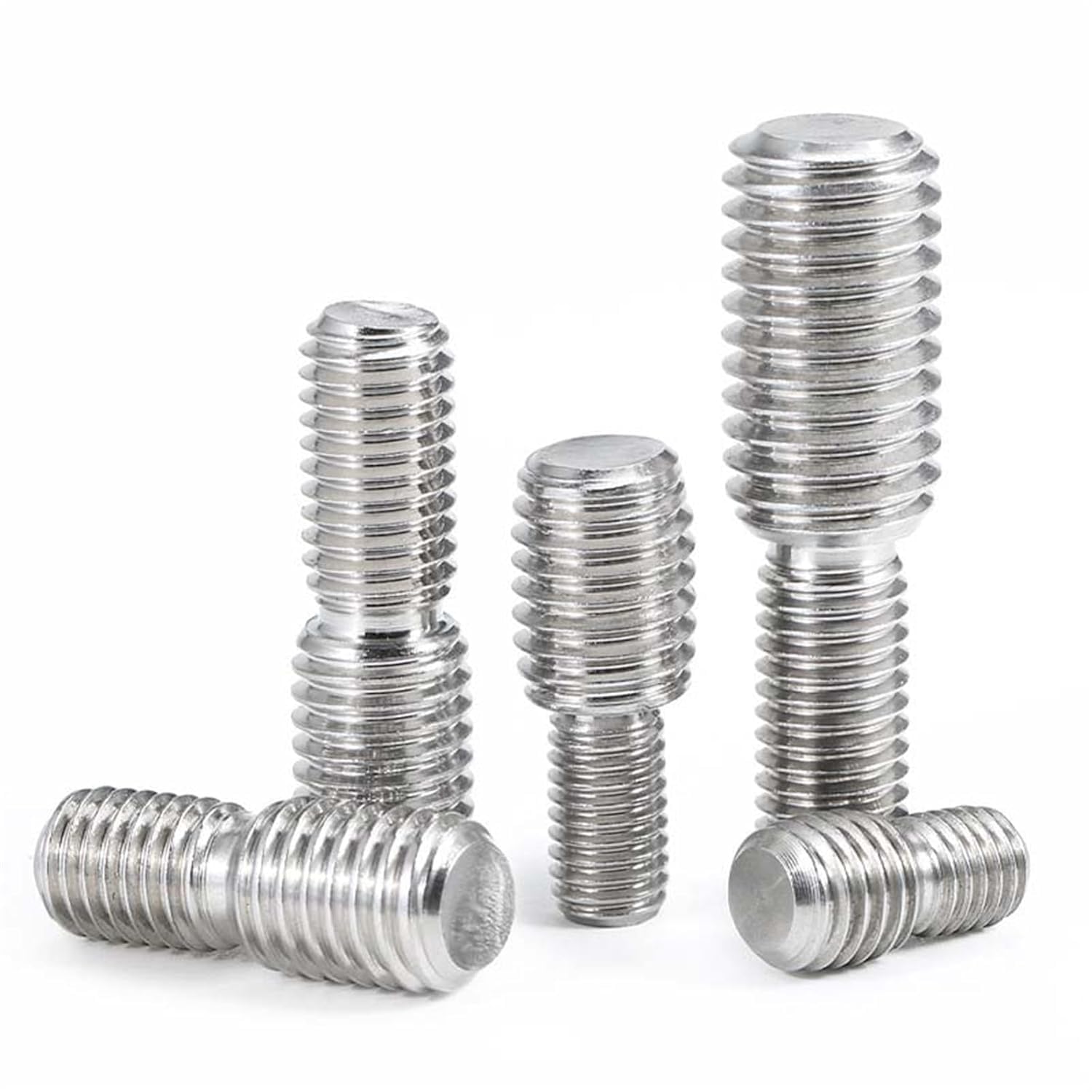 Stepper Motor Screw Stud Conversion Bolt Stainless Thread Reducer Double Ended Thread Screw Stud Camera Adapter Conversion Screw Bolt,Stainless Steel Reduction Bolts Tapped Block
