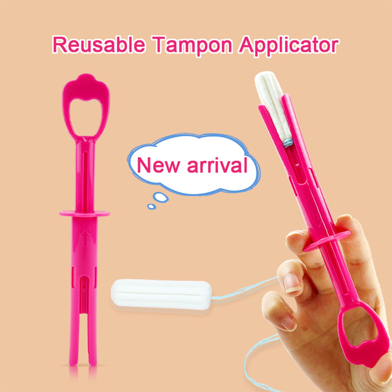 Applicatore per Disco Mestruale, Strumento per la Coppetta Mestruale Facile da Usare ed Ecologico, Funziona con la Maggior Parte Delle Tazze, Comodo e Facile da Inserire