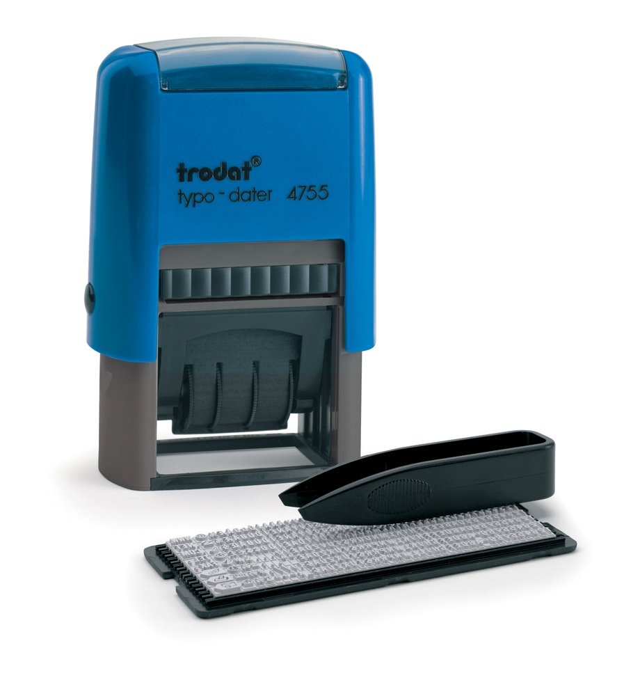 Trodat Printy 4750 - Self Inking - Date Stamp, 2 Lines Of Custom Text - View #3