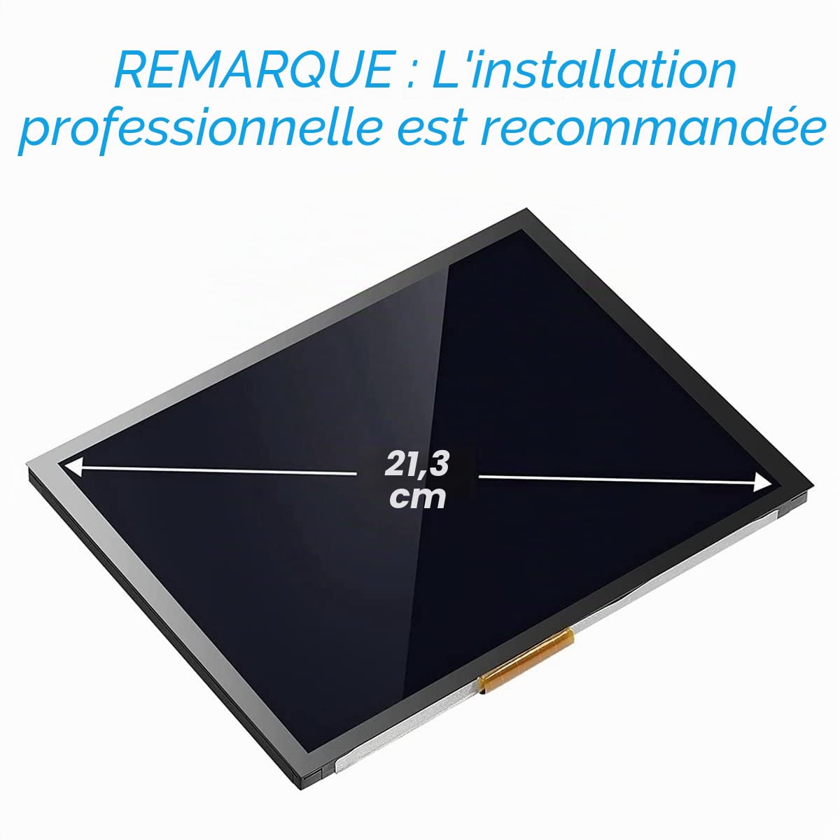 Écran tactile LCD Uconnect 4C UAQ 8,4" pour -RAM - 2017-2020 LA084X01(SL)(02)