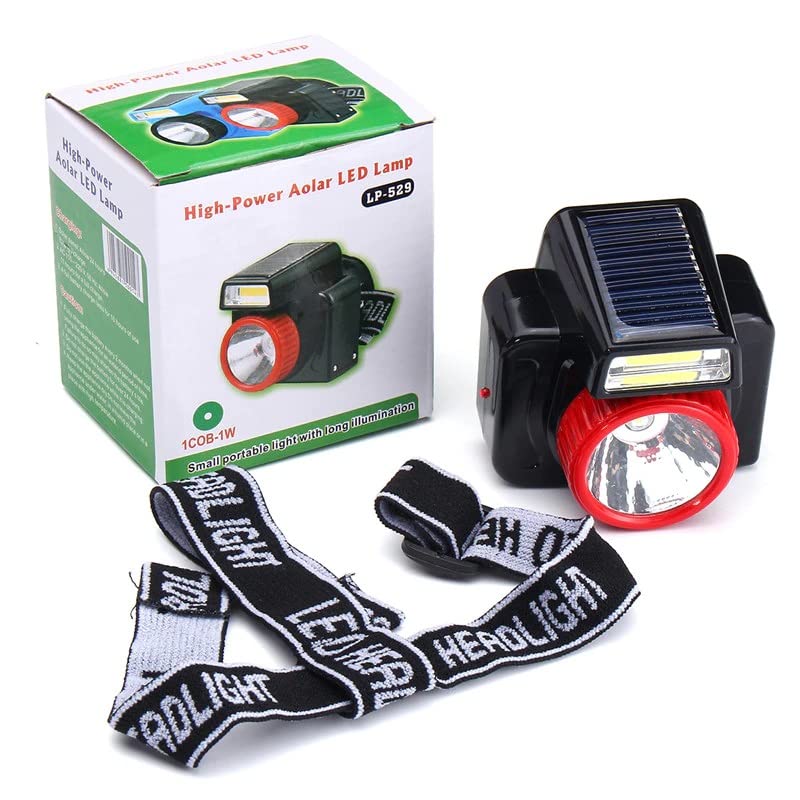 Super Bright Solar Power Headlamp Flashlight LP-529: Buy Online at Best Price in Egypt - Souq is now Amazon.eg