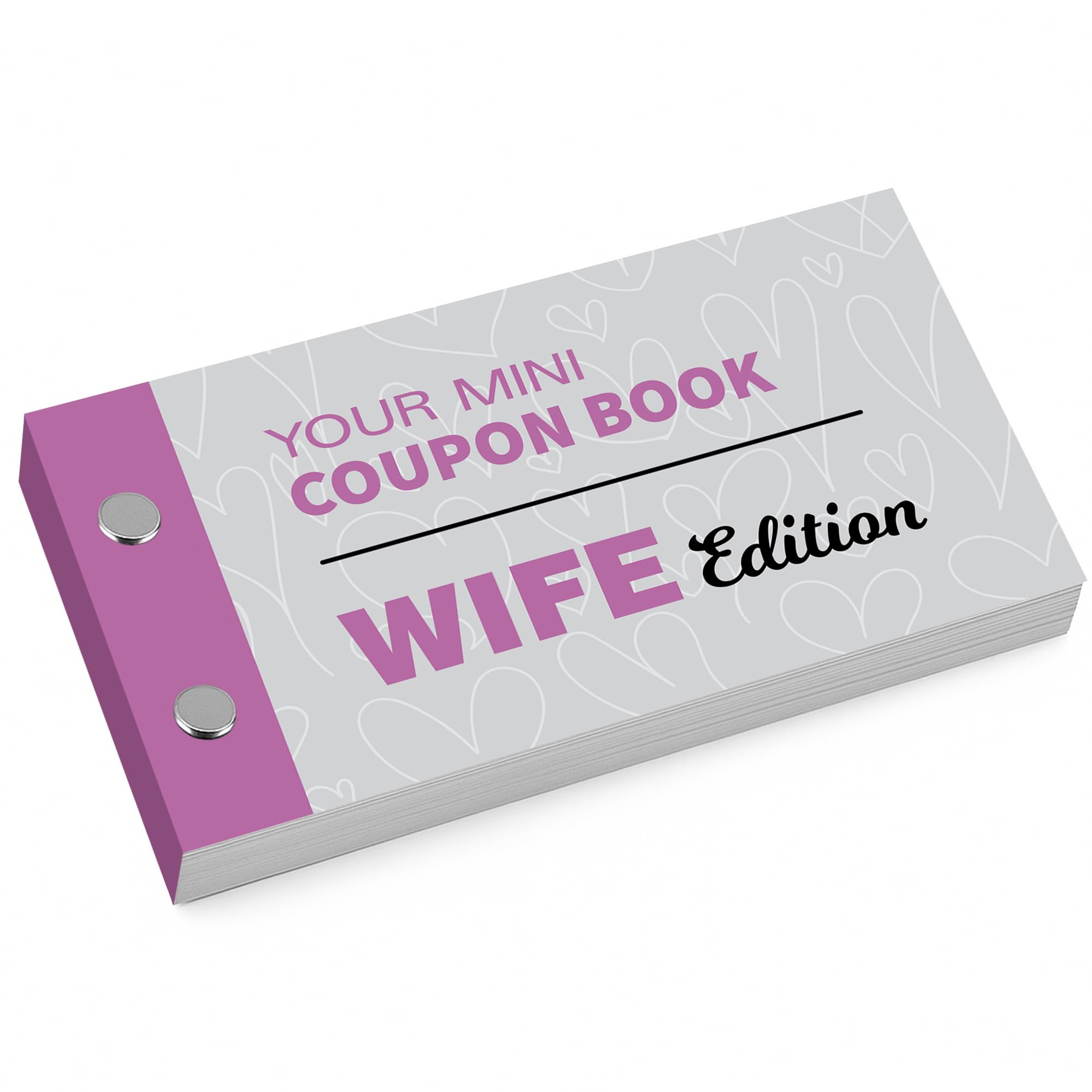 RED OCEAN Wife Coupon Book – Romantic Love Coupons for Her | Mini Fun Vouchers for Dates, Surprises & Affection | Gift for Wife, Anniversary, Birthday or Valentine’s Day