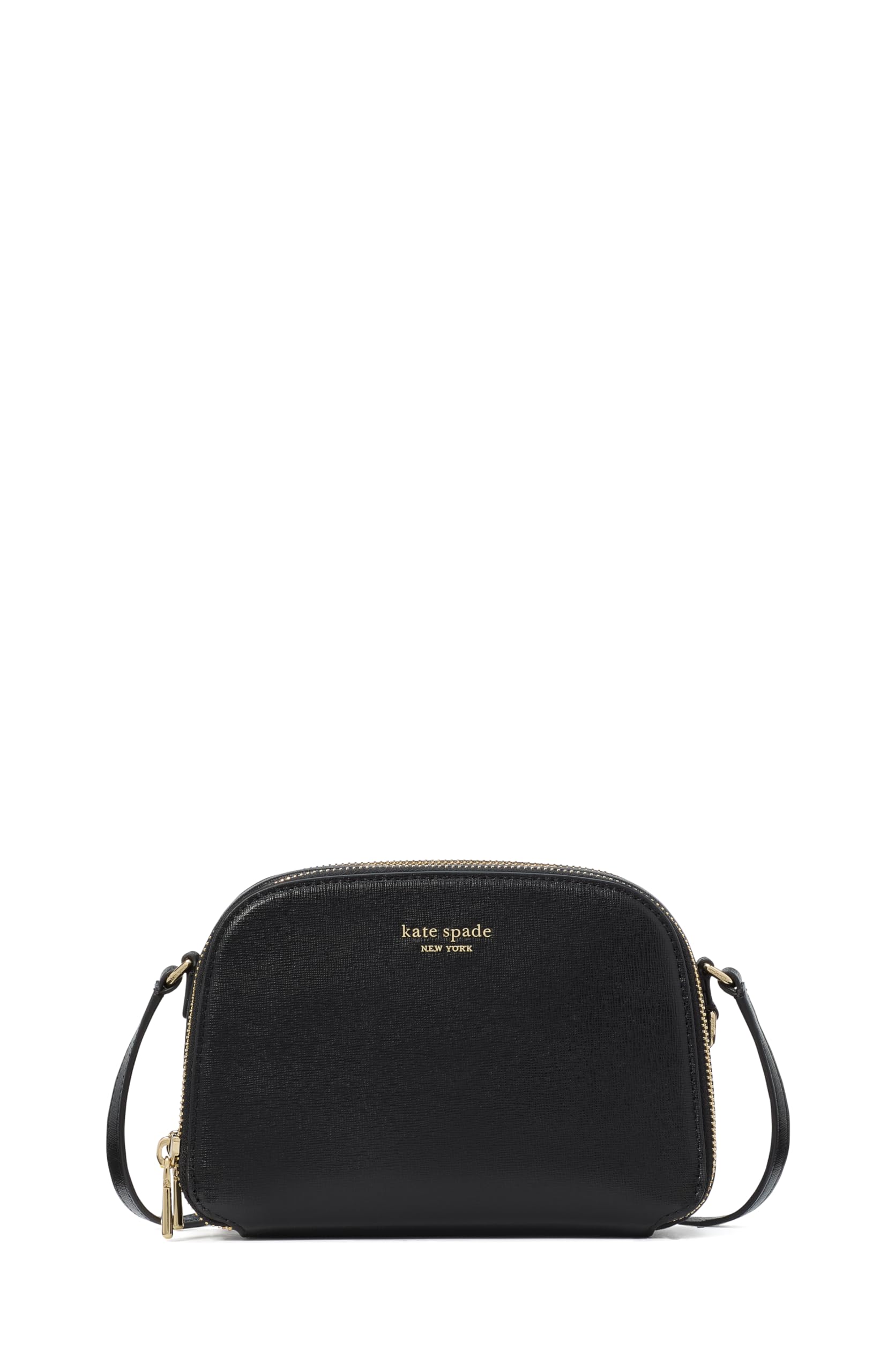 kate spade new york Devin Saffiano Leather Double Zip Dome
