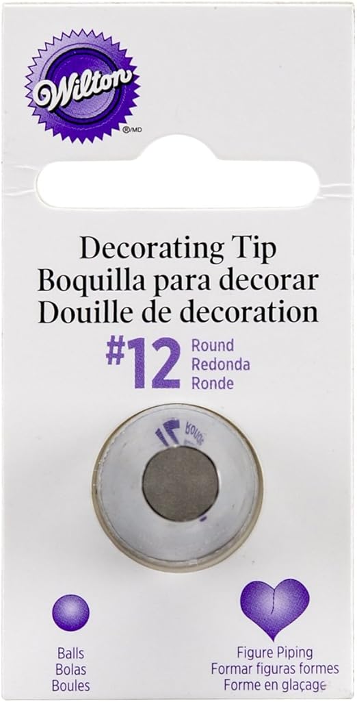 Round Decorating Piping Tip #12