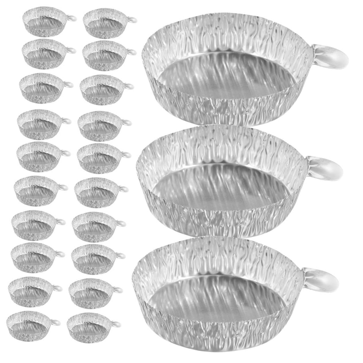 ARTIBETTER Foil Pan Weighing Dish Aluminum Foil Weighing Plate Lab Scale Round Aluminum Pans