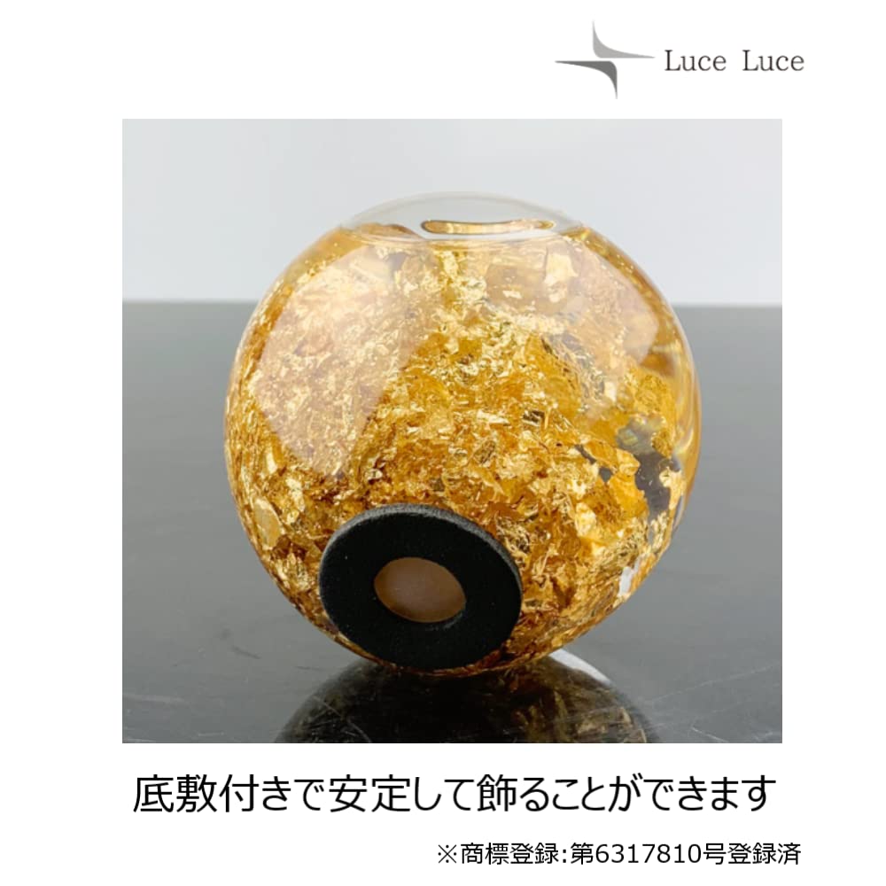 0置物 金色のりんごがたわわに実る木 網目模様のリンゴ 招財樹 風水
