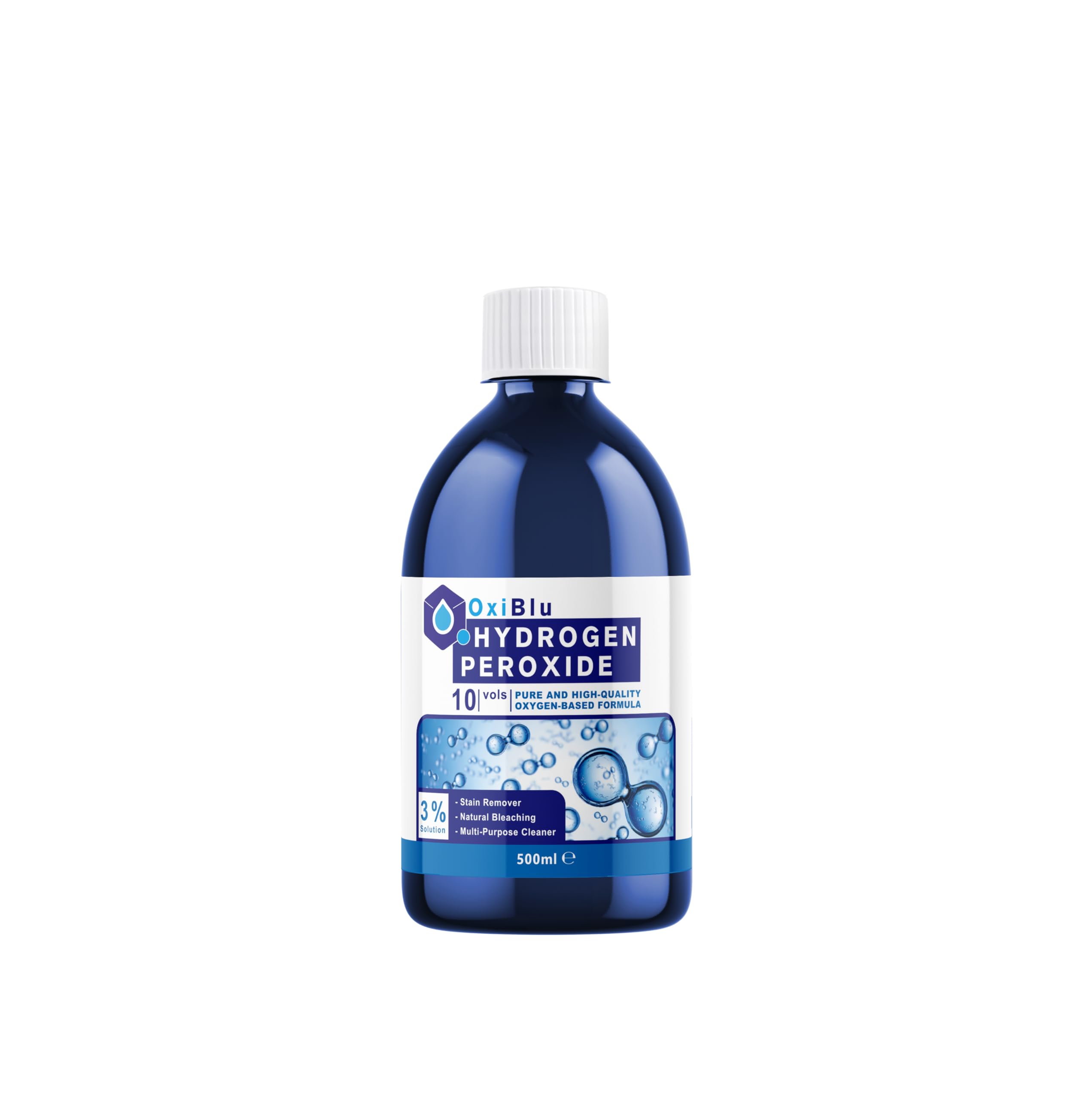 OxiBlu - Hydrogen Peroxide 3% - 500ml, 10 Vols, Clear