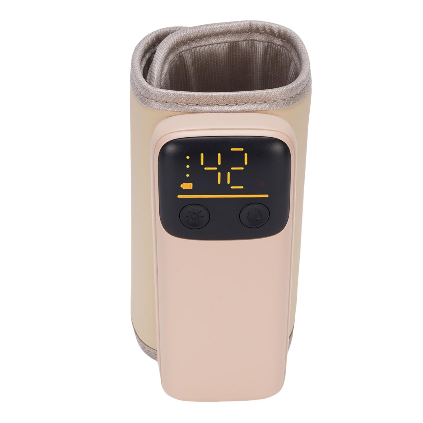 Calentador de Biberones Rápido y Portátil con Control de Temperatura de 6 Velocidades para Leche Materna|Función de Calor Constante para el Hogar y los Viajes|ABS|Cable USB