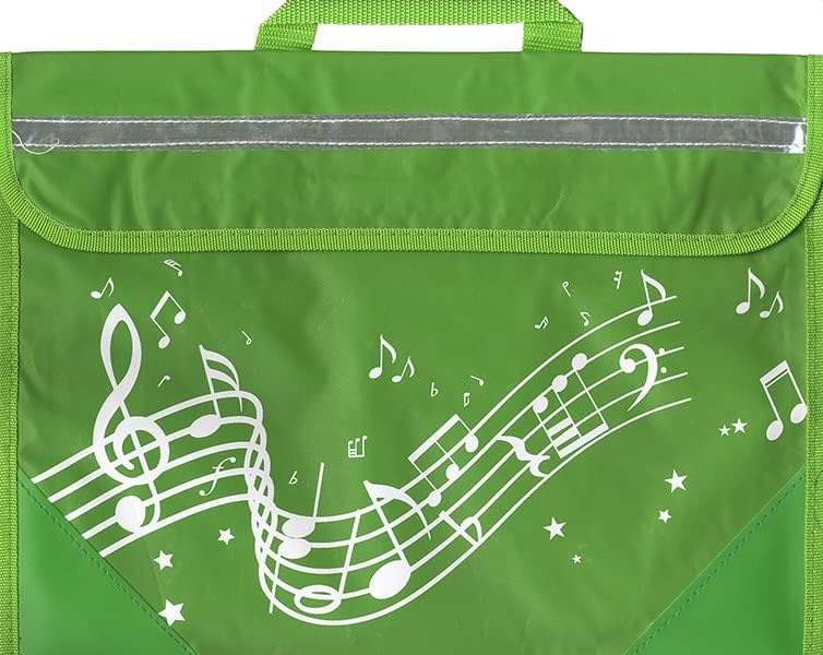 MusicwearWavy Stave Music Bag - Green: Music Bag