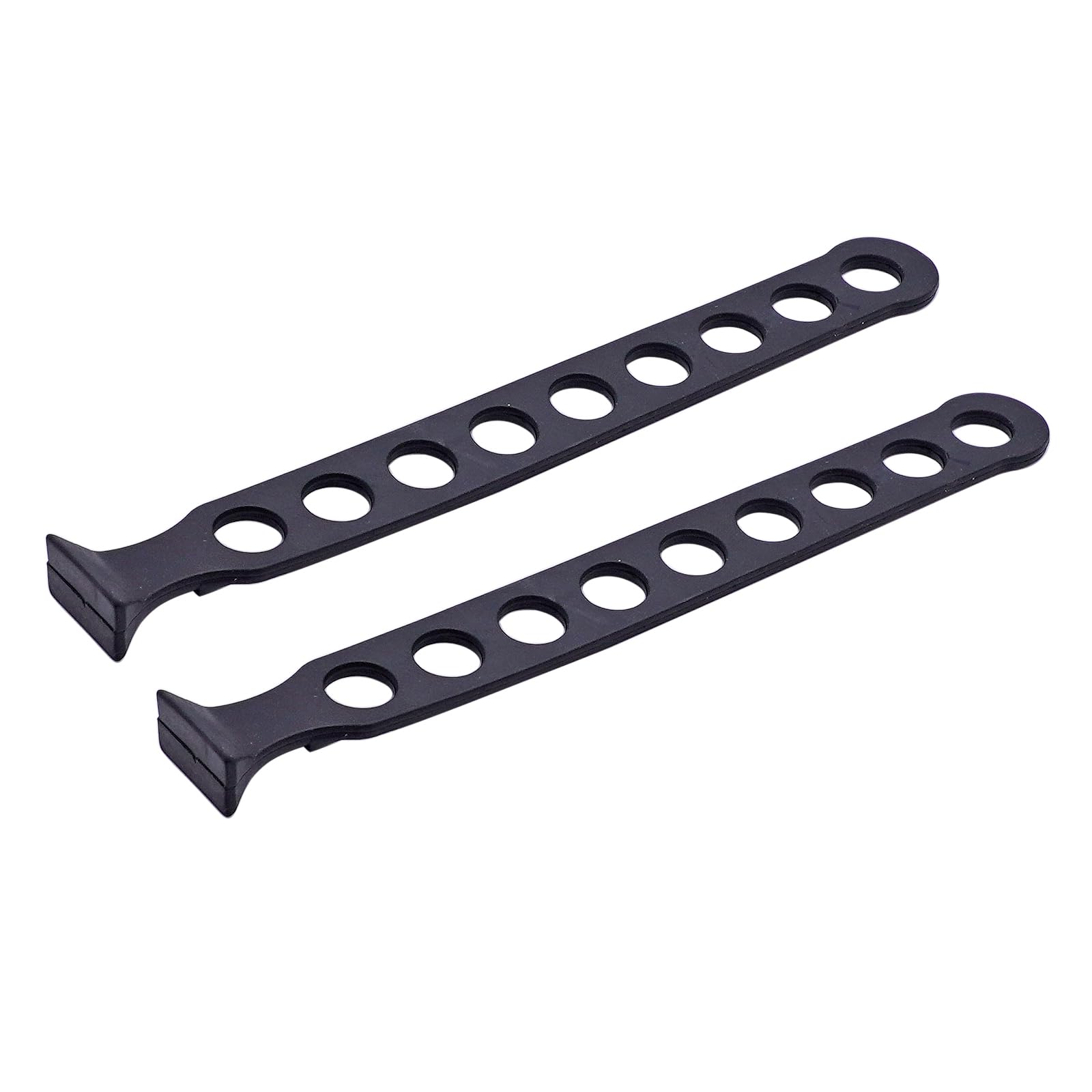 2 Pcs Replacement Rubber Straps for UTV Gun Rack Compatible with 2-70732 & 20073, Black, Fits UTV, Golf Cart, and Mini Bike Racks, Durable Vertical in-Cab Gun Rack Accessories