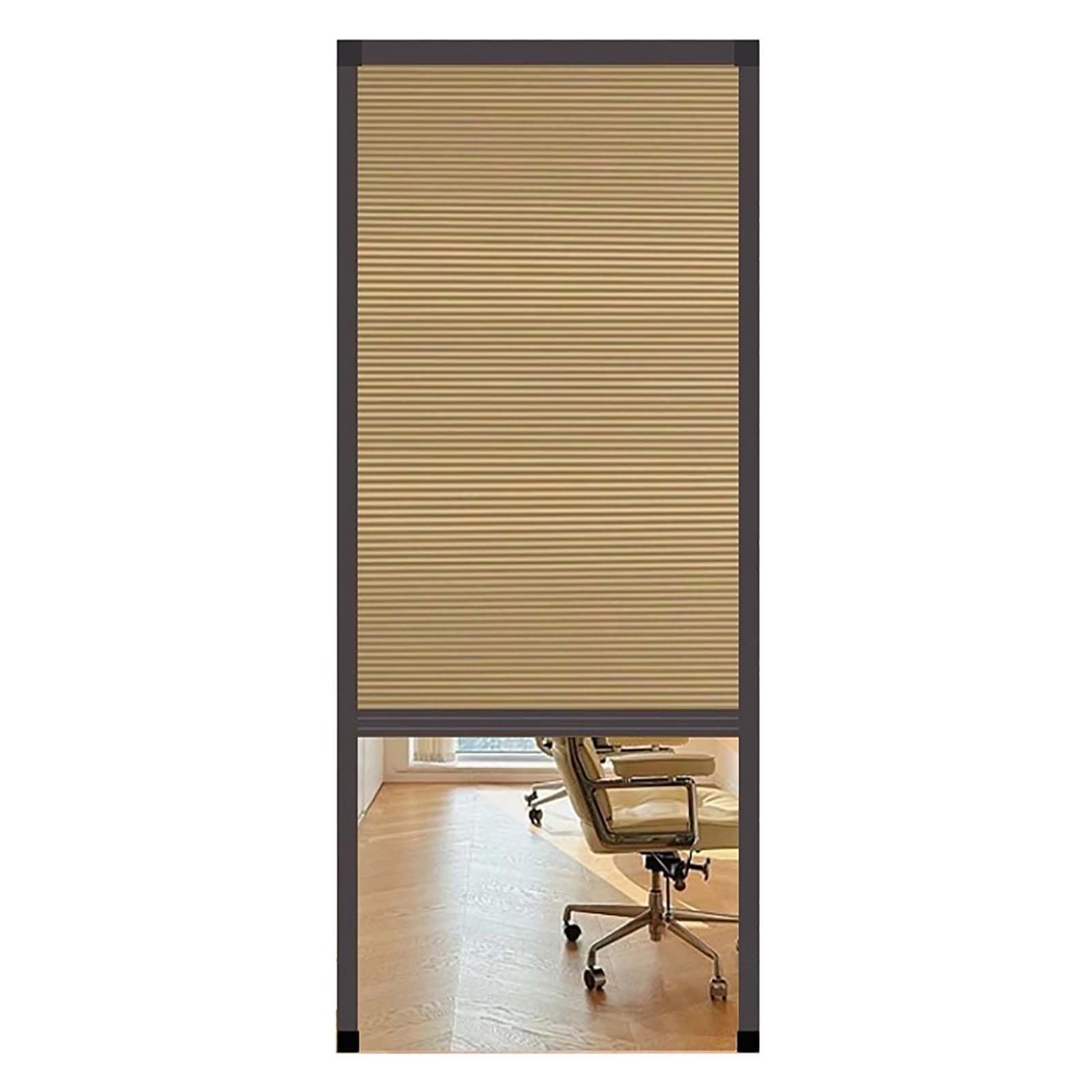 Porte coulissante accordéon phonique pour bureau à la maison