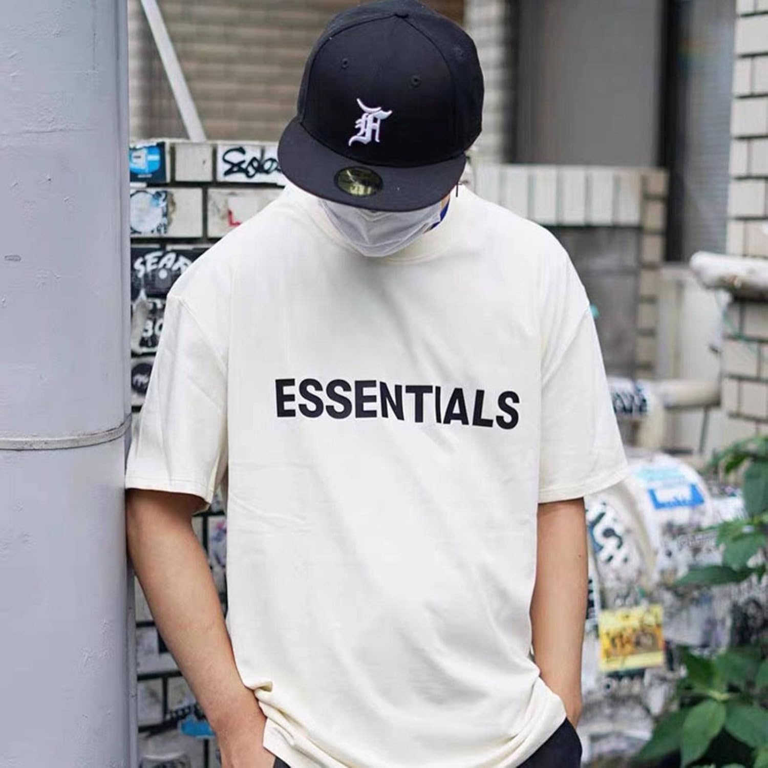 essentials t shirt white