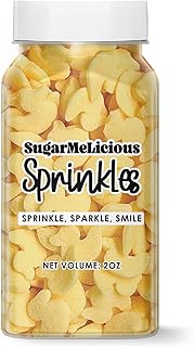 SugarMeLicious Baby Duck Candy Quin Sprinkles for Birthday Cakes, Cupcakes, Cookies & Desserts, (Ducks, 2oz)