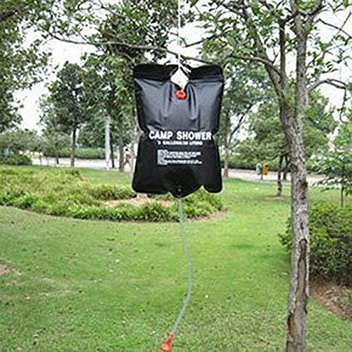 5 Gallon Outdoor Solar Heated Camping Shower and Bag...