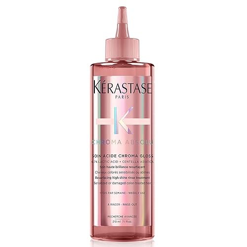 KÉRASTASE Chroma Absolute Chroma Hair Gloss, tratamiento de alto brillo para cabello dañado teñido, fortalece y añade brillo, fórmula ligera con