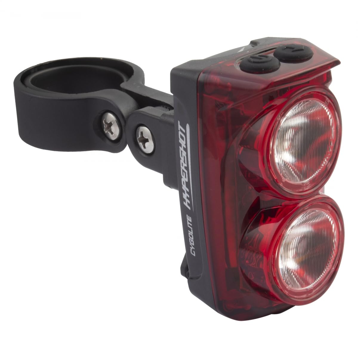Cygolite Hypershot 380 Lumen Bicycle Taillight – 7 Night & Daytime Modes– User Adjustable Flash Speeds- Sleek and Compact Design– IP64 Water Resistant– USB-C Rechargeable–Great for Busy Roads