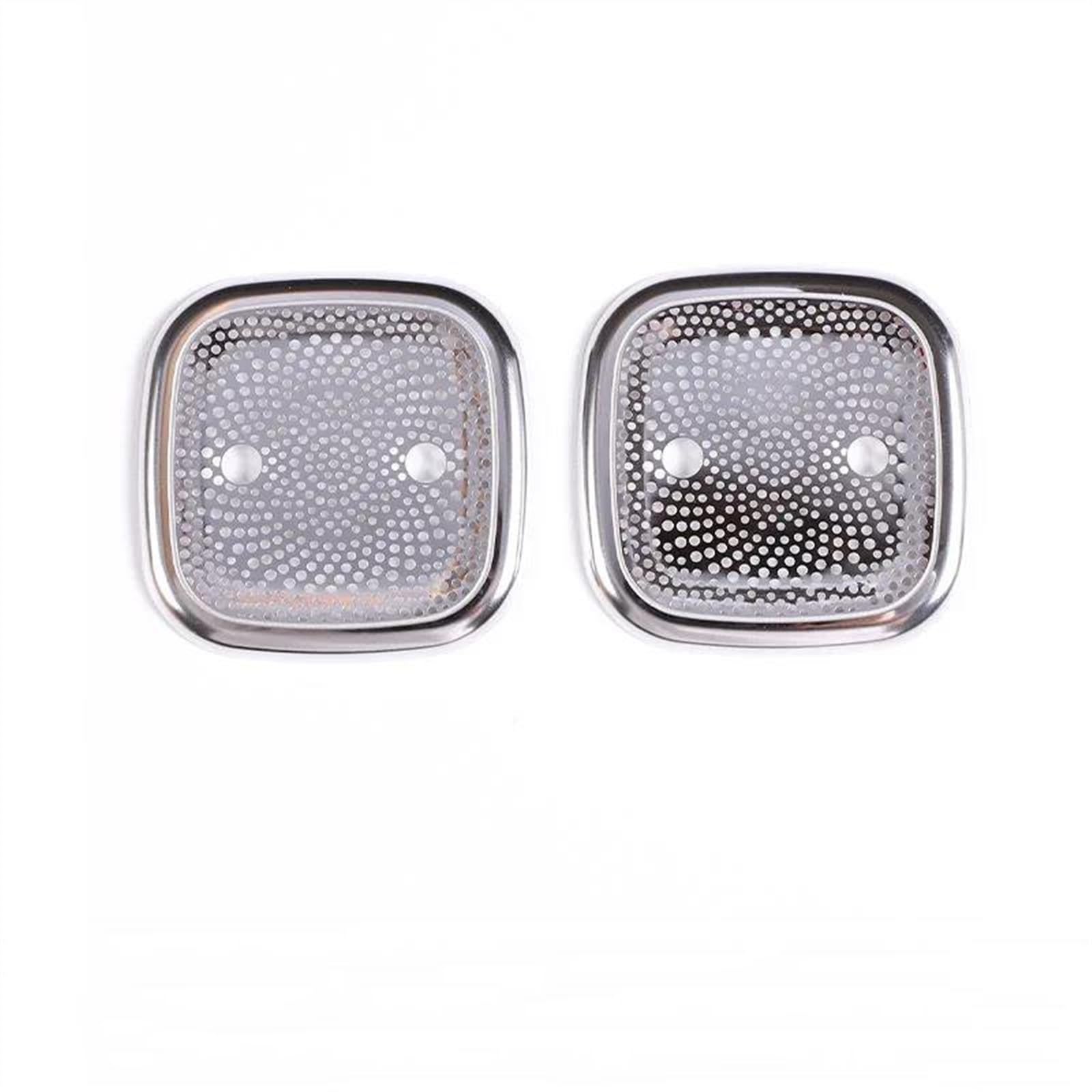 Car Decoration Interior Accessories Roof Speaker Cover for Land-Rover for Range Rover Sport for Vogue L460 2023 Anti-dust(Glossy Silver)