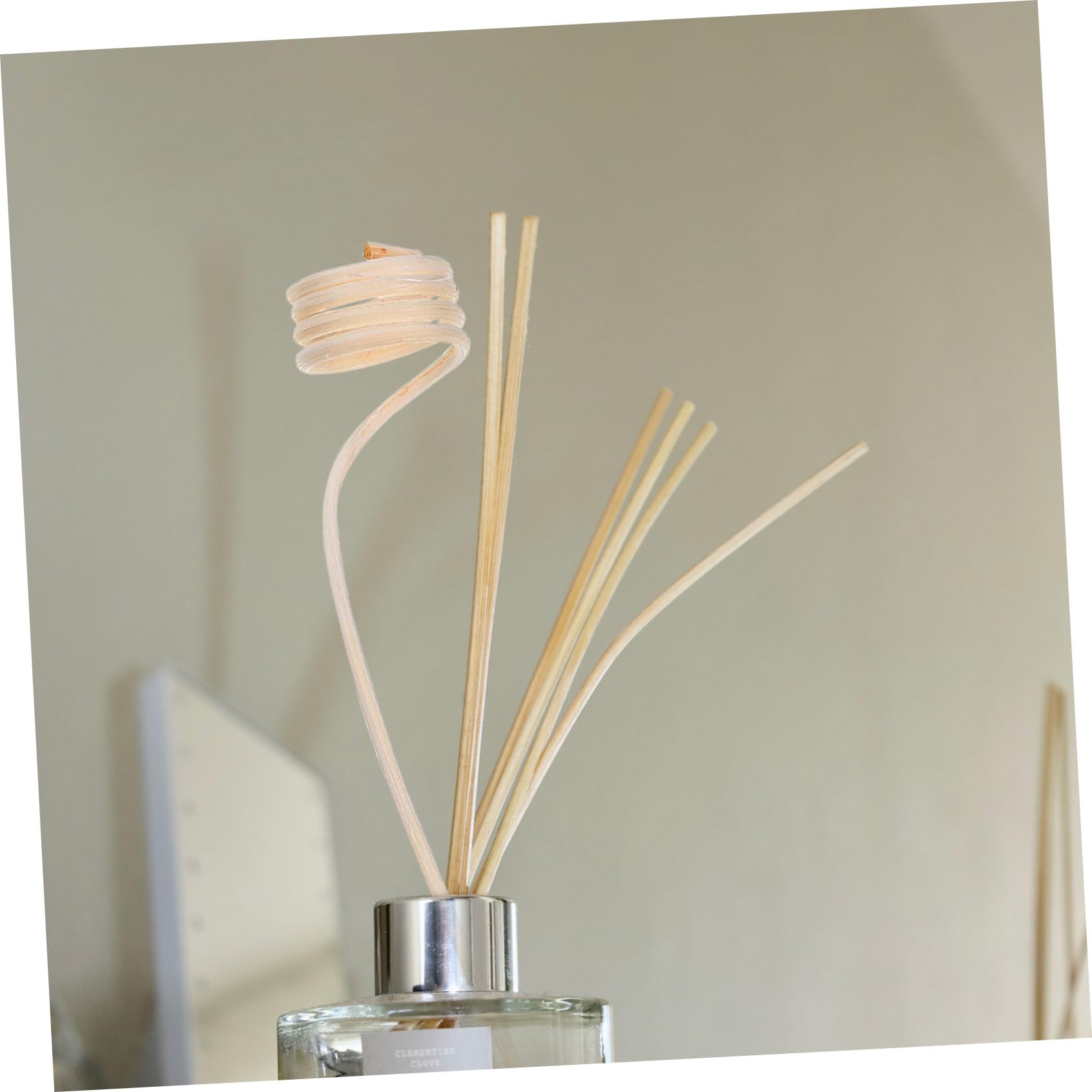 PRETYZOOM 100 STK Aromatherapie-Stick rattanstäbchen duftstäbchen Raumdiffusor-Stick Aromatherapie-Stäbchen für den Haushalt Schilf Diffusorrohre Stick für Diffusoren für ätherische Öle Weiß