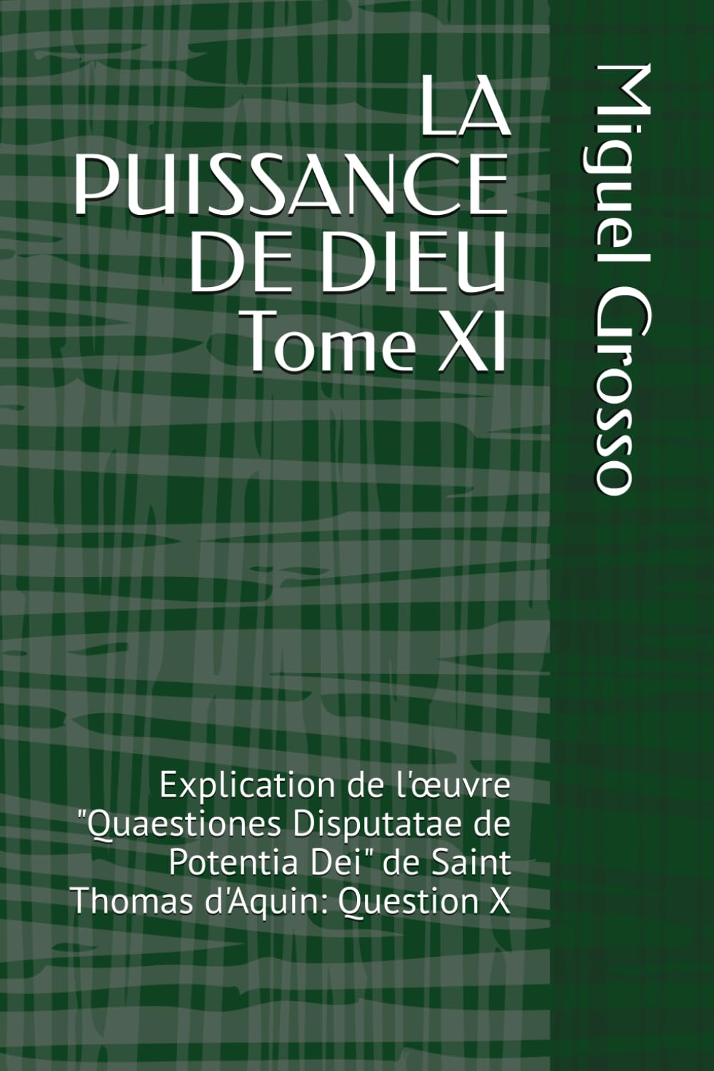 LA PUISSANCE DE DIEU Tome XI: Explication de l'œuvre "Quaestiones Disputatae de Potentia Dei" de Saint Thomas d'Aquin: Question X (La Sagesse thomiste : Réflexions sur la Puissance de Dieu)