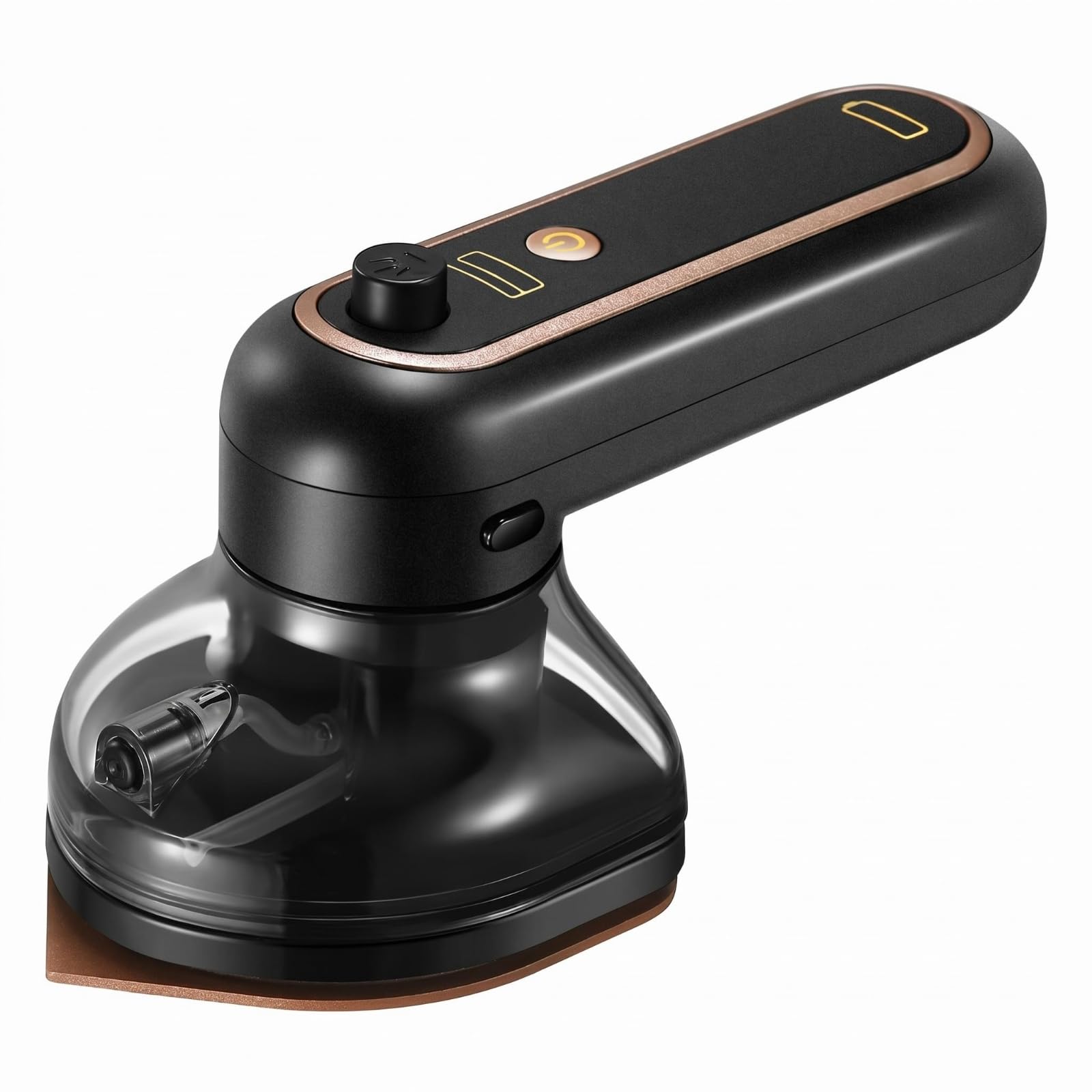 Portátil Plancha Inalámbrica de Viaje izador de Prendas Mini Plancha con Diseño Portátil y Carga USB para Camisas y Tejidos Adecuada para Salidas Reuniones Trabajo, Negro