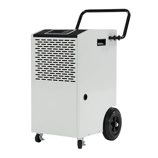 154 Pints Commercial Dehumidifier with Pump & Drain Hose, Heavy Duty Commercial Dehumidifier for Up to 7000 Sq. Ft Large Spaces, Large Capacity Industrial Dehumidifier with Auto Defrost
