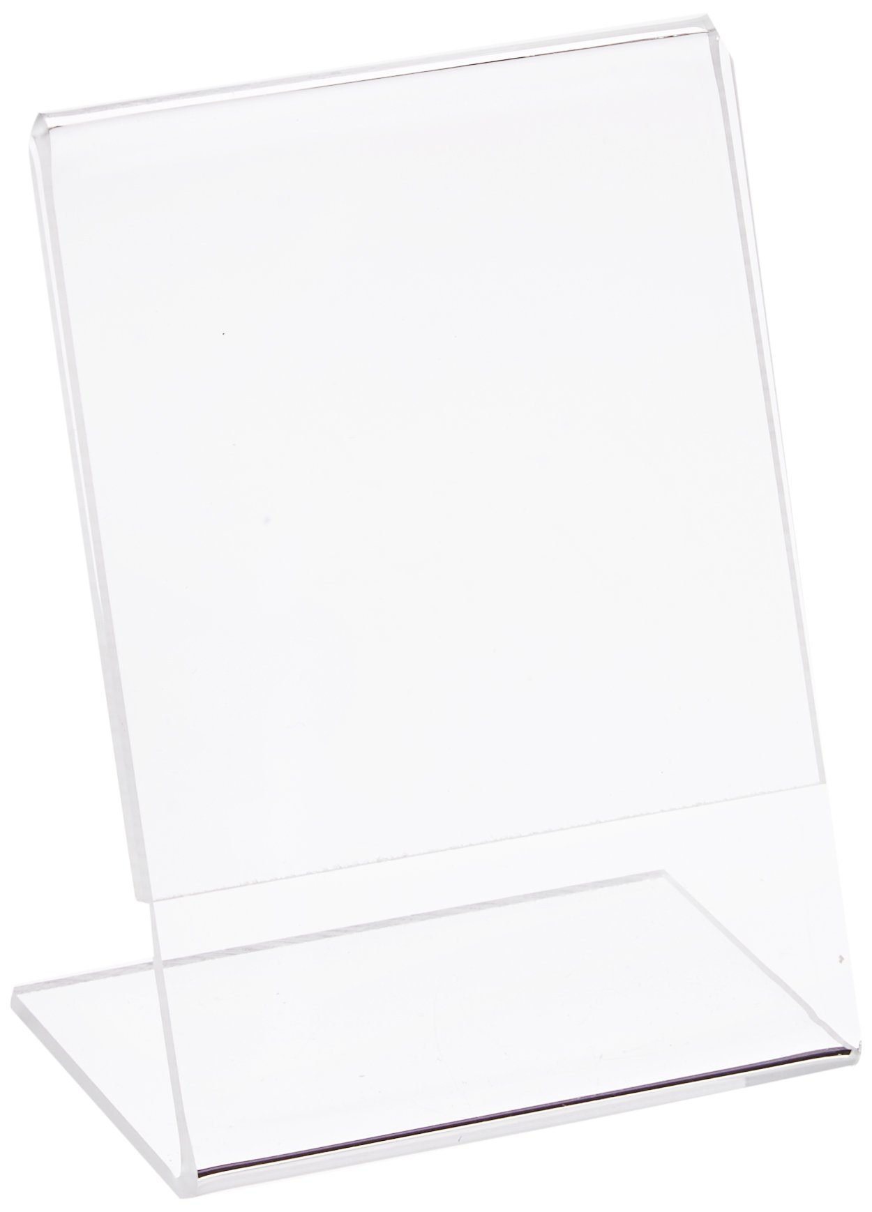 Azar Displays 112739 2.5" W x 3.5" H Vertical L-Shaped Sign Holder -10pk