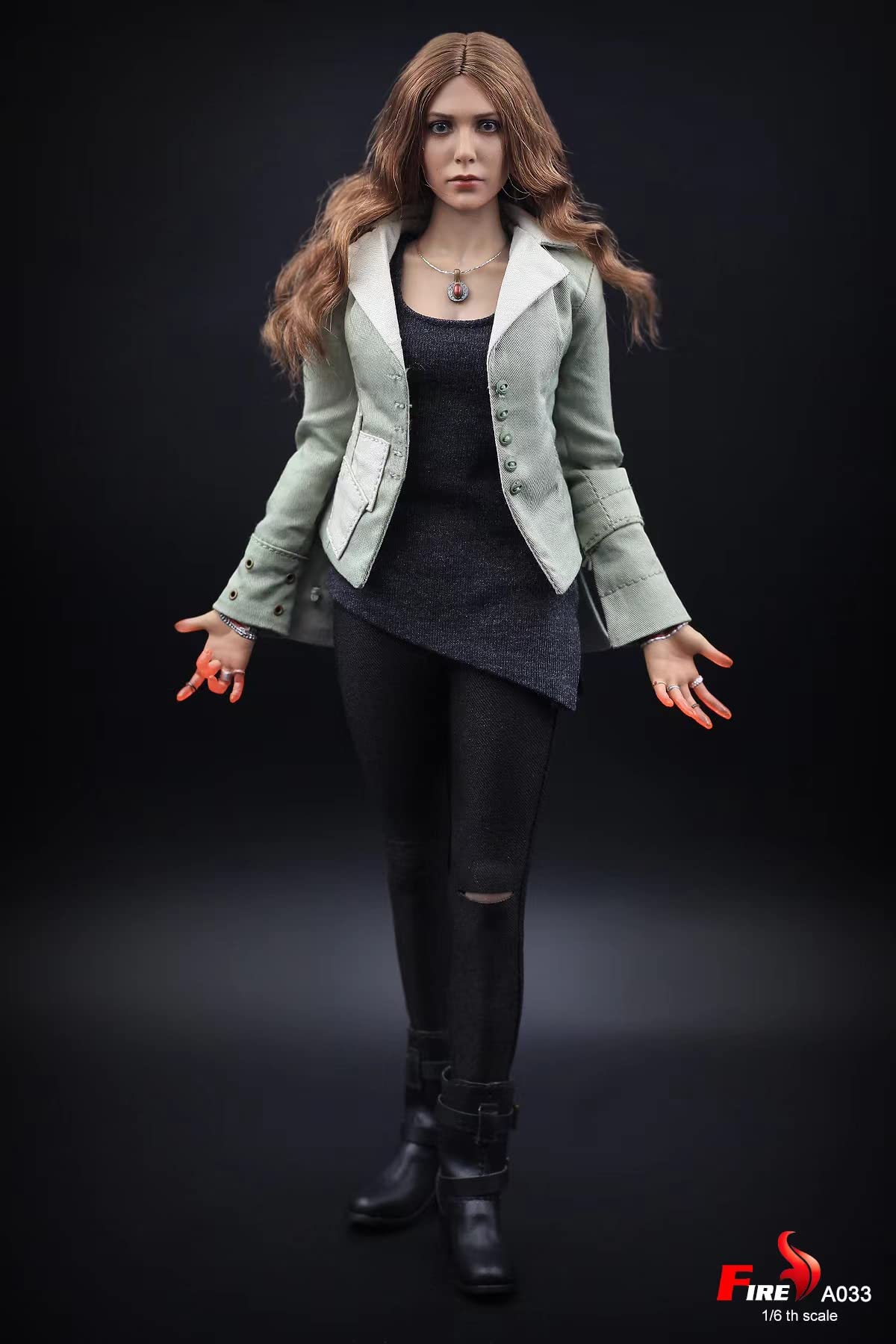 Amazon.co.jp: [Tbmodel] FIRE 1/6フィギュア スカーレットウィッチ 素 