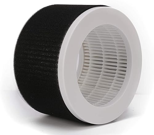 Paquete de 2 filtros de repuesto EPI810 3 en 1 True HEPA compatibles con KOIOS y MOOKA EPI810 purificador de aire