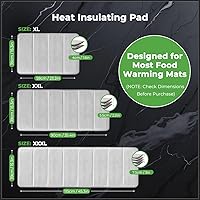 Vista 2 de FYY Heat-resistant Mat for Food Warming Mats - 23×15.4 inch Tables Protected, Up to 50% Temperature Block, Foldable and Space-Saving, Waterproof