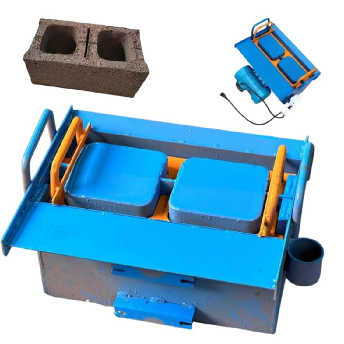 Máquina de ladrillos de extrusión para bloques de cemento y hormigón, diseño móvil con tecnología de formación rápida y vibración